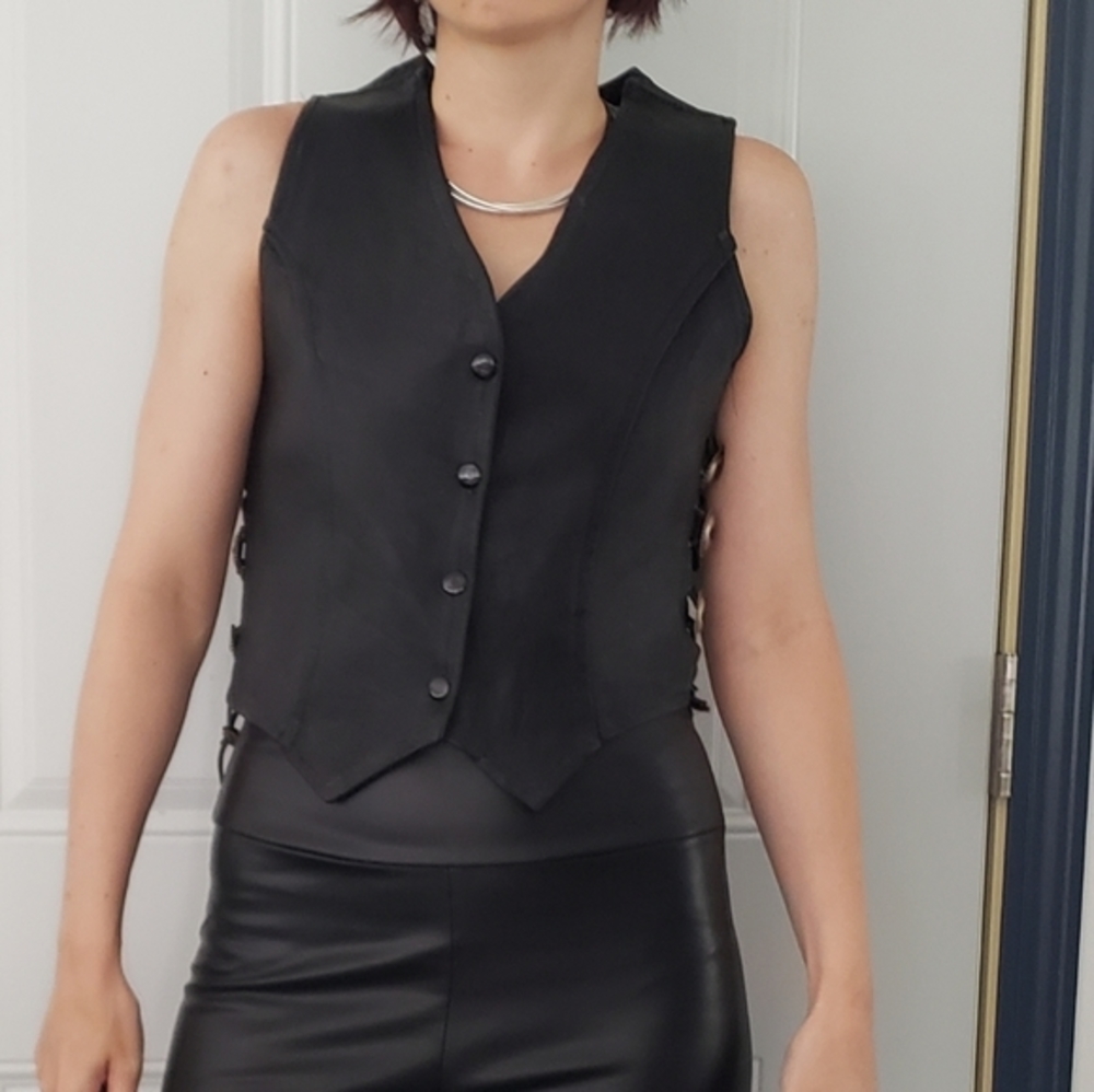 Vintage Handmade Leather Vest